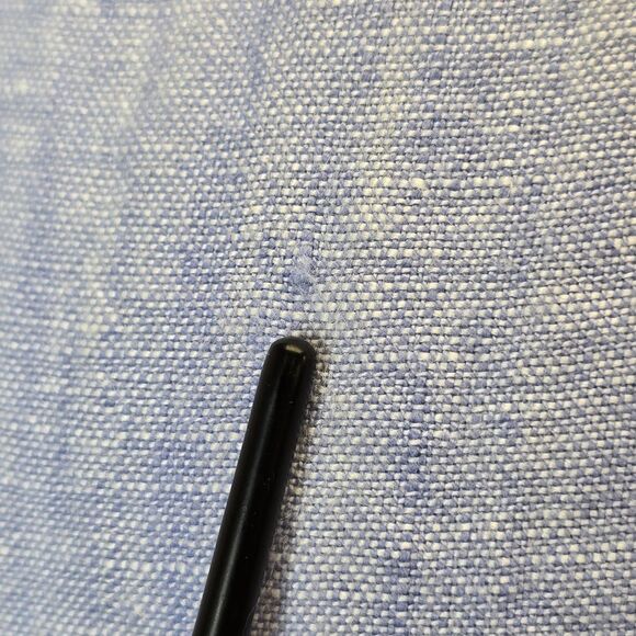 Baird McNutt J Crew Womens S Irish Linen Short Sleeve Mini Shirtdress Light Blue - Picture 16 of 16